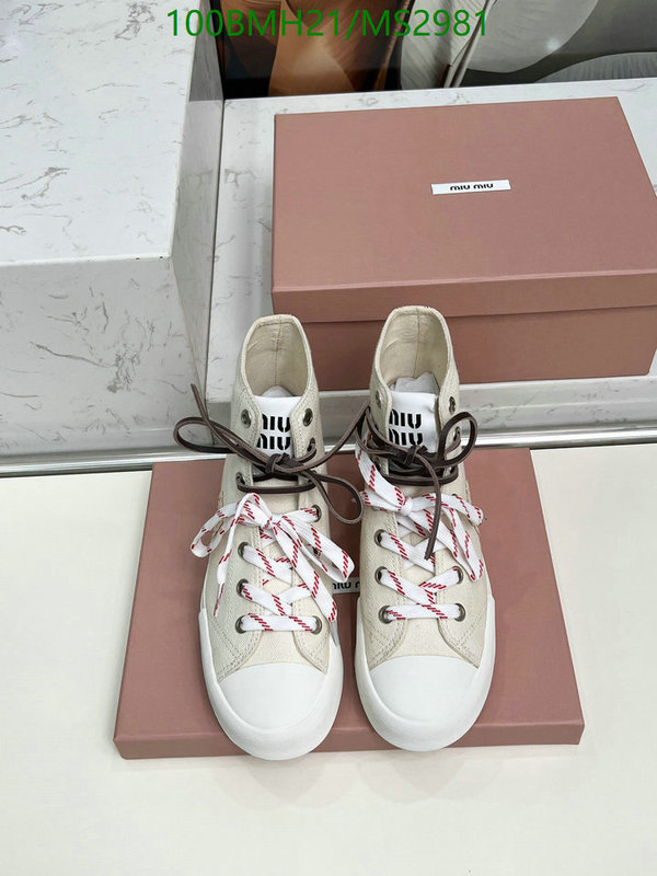 Women Shoes-Miu Miu Code: MS2981 $: 100USD