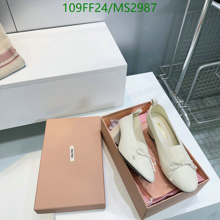 Women Shoes-Miu Miu Code: MS2987 $: 109USD
