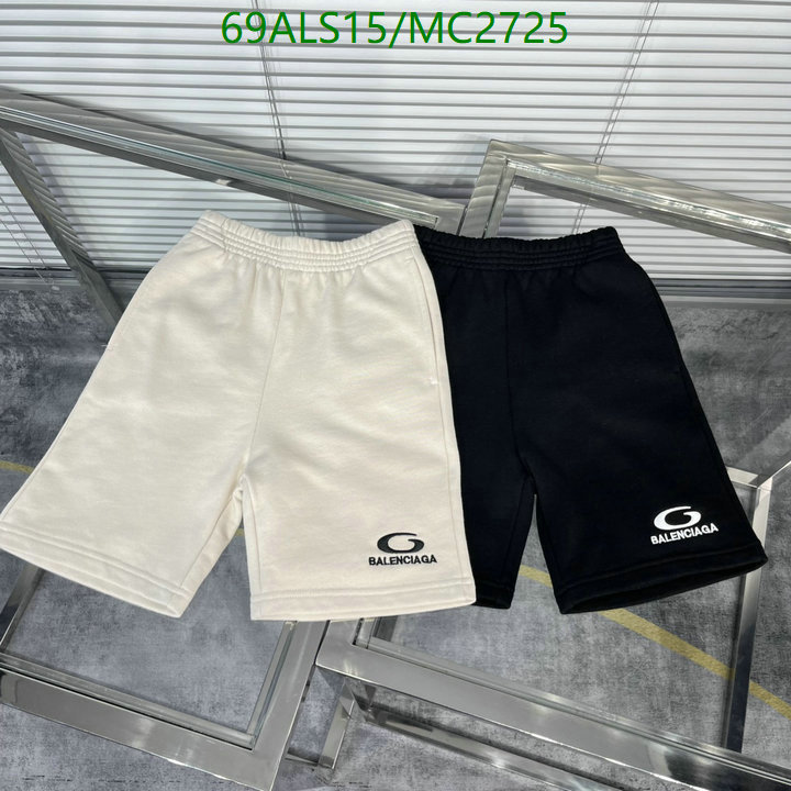 Kids Clothing-Balenciaga Code: MC2725 $: 69USD