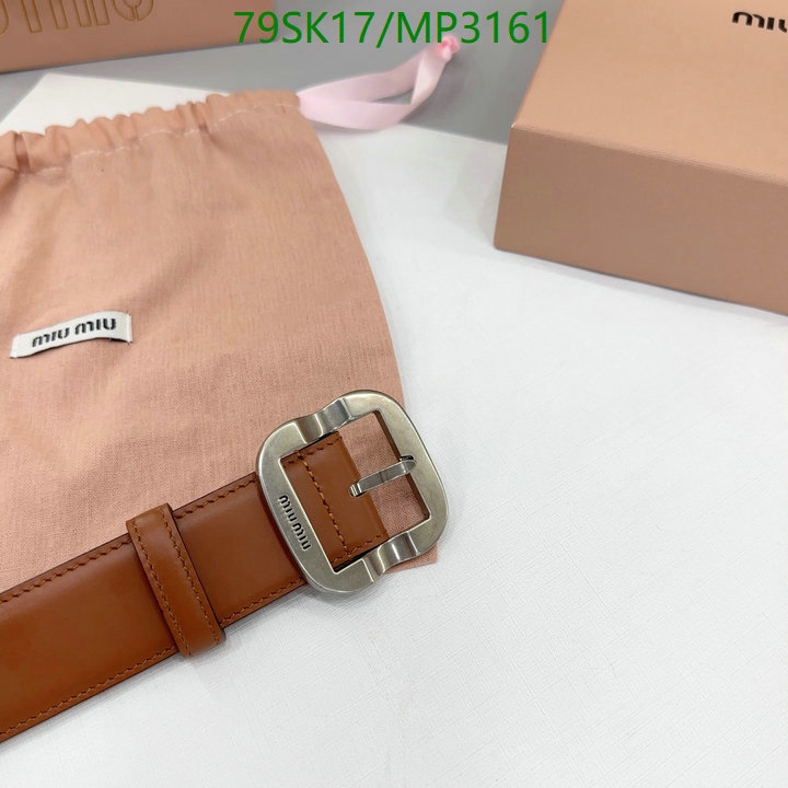 Belts-MIU MIU Code: MP3161 $: 79USD