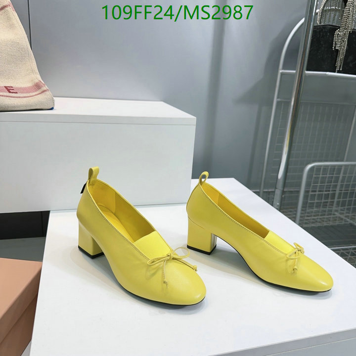 Women Shoes-Miu Miu Code: MS2987 $: 109USD