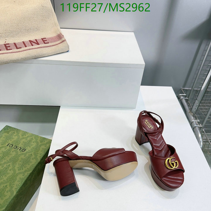 Women Shoes-Gucci Code: MS2962 $: 119USD