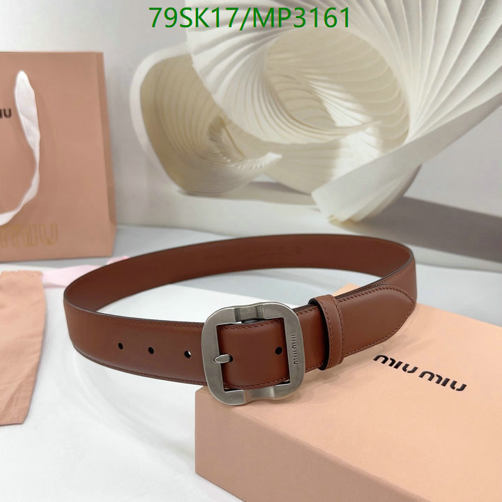 Belts-MIU MIU Code: MP3161 $: 79USD