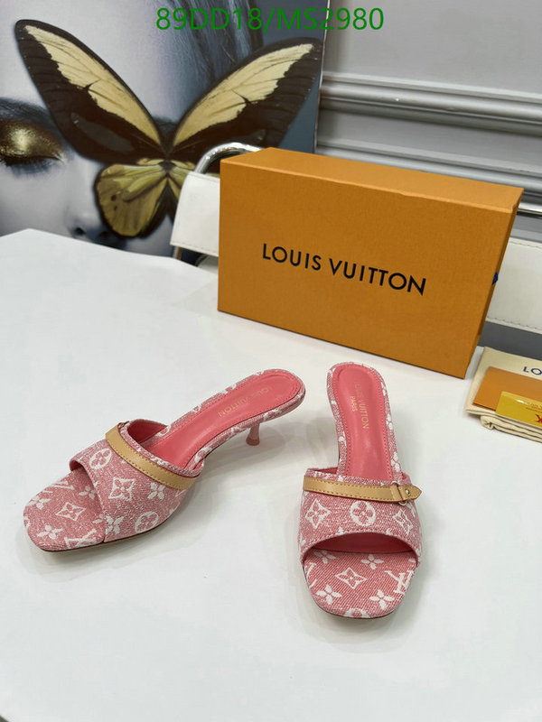 Women Shoes-LV Code: MS2980 $: 89USD