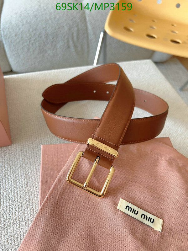 Belts-MIU MIU Code: MP3159 $: 69USD