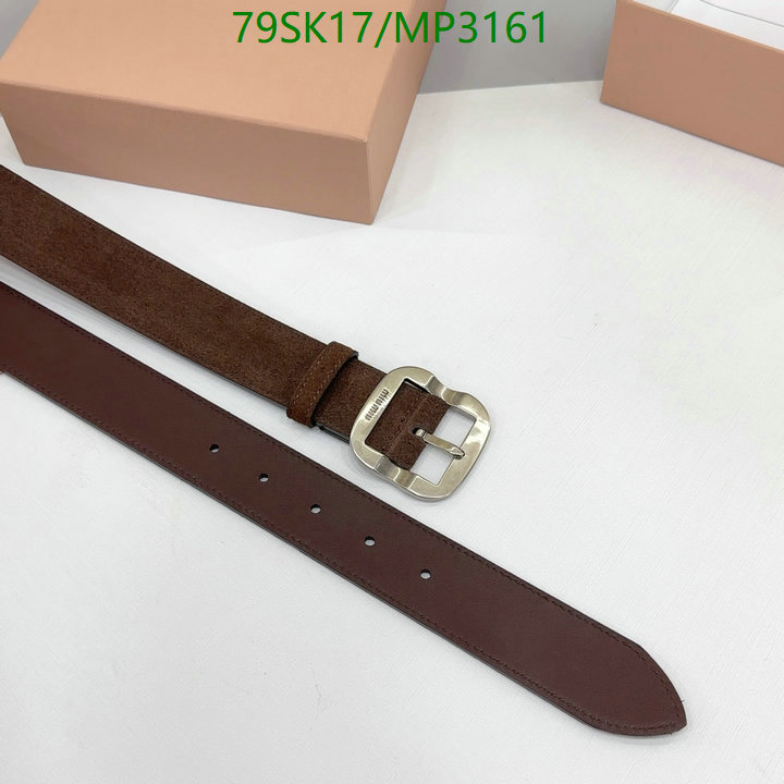 Belts-MIU MIU Code: MP3161 $: 79USD
