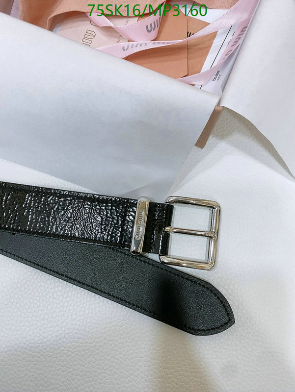 Belts-MIU MIU Code: MP3160 $: 75USD