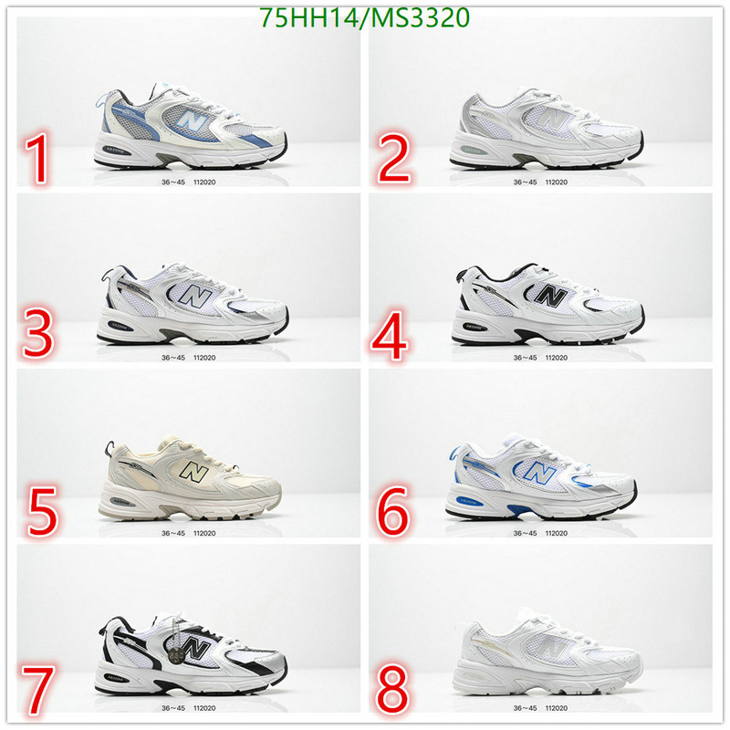 Women Shoes-New Balance Code: MS3320 $: 75USD
