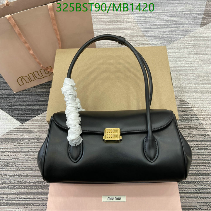 Miu Miu Bag-(Mirror)-Handbag- Code: MB1420 $: 325USD