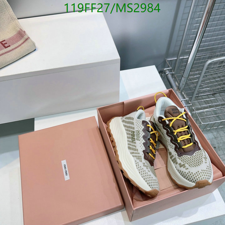 Women Shoes-Miu Miu Code: MS2984 $: 119USD