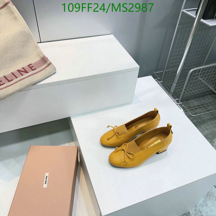 Women Shoes-Miu Miu Code: MS2987 $: 109USD