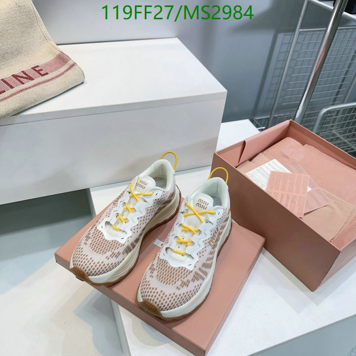 Women Shoes-Miu Miu Code: MS2984 $: 119USD