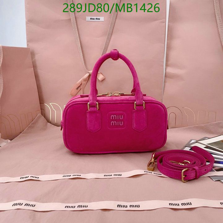 Miu Miu Bag-(Mirror)-Crossbody- Code: MB1426 $: 289USD