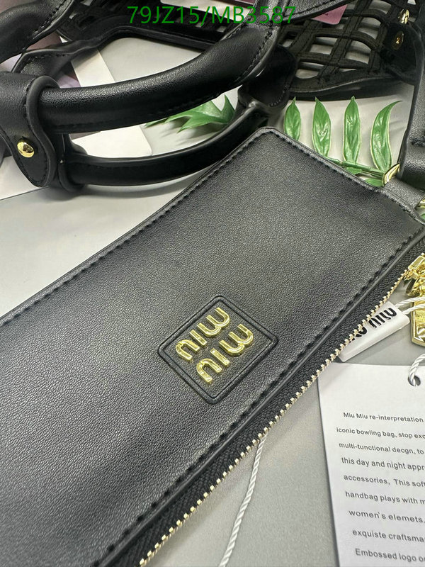 Miu Miu Bag-(4A)-Crossbody- Code: MB3587 $: 79USD