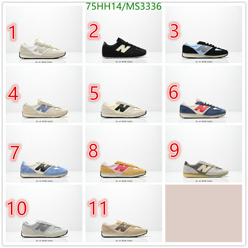 Men shoes-New Balance Code: MS3336 $: 75USD