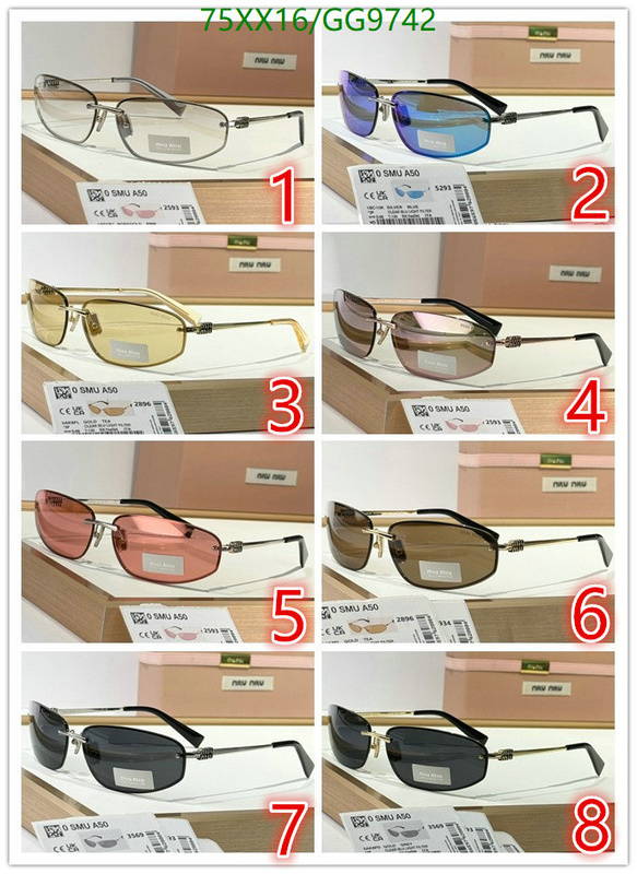 Glasses-MiuMiu Code: GG9742 $: 75USD