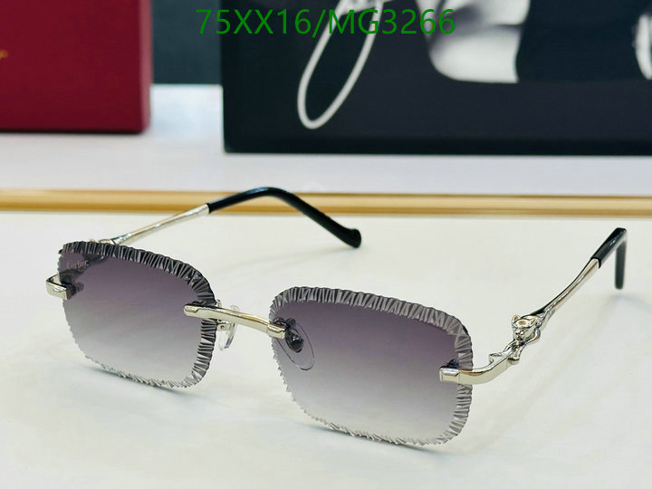 Glasses-Cartier Code: MG3266 $: 75USD
