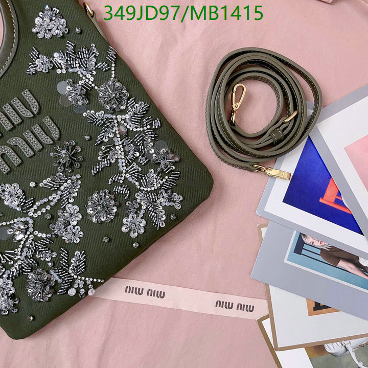Miu Miu Bag-(Mirror)-Crossbody- Code: MB1415 $: 349USD
