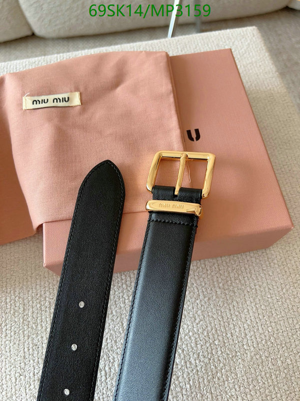 Belts-MIU MIU Code: MP3159 $: 69USD
