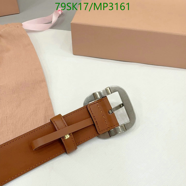 Belts-MIU MIU Code: MP3161 $: 79USD