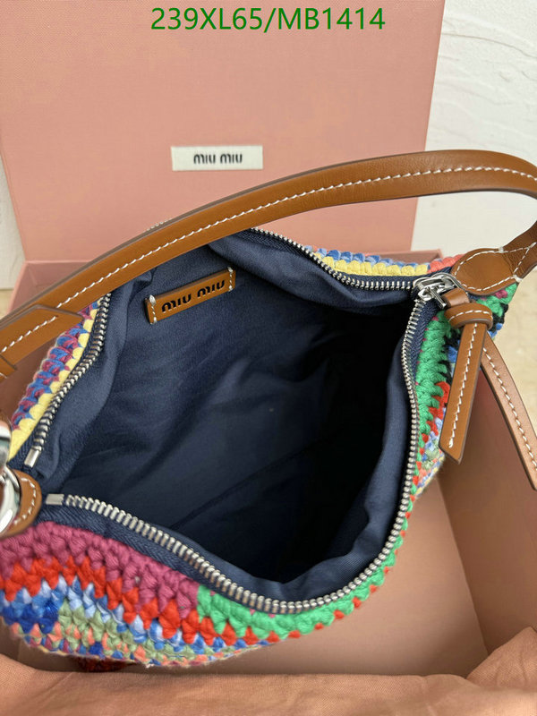 Miu Miu Bag-(Mirror)-Handbag- Code: MB1414 $: 239USD
