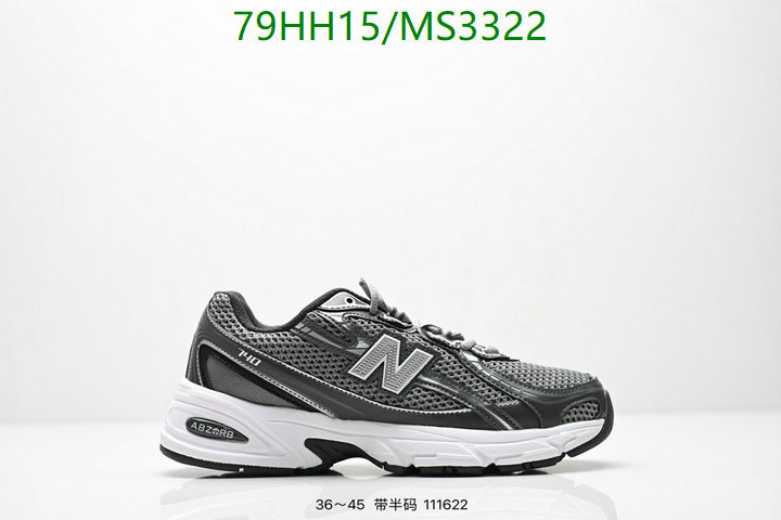 Men shoes-New Balance Code: MS3322 $: 79USD
