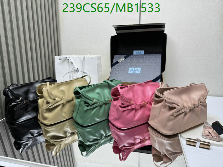 Prada Bag-(Mirror)-Crossbody- Code: MB1533 $: 239USD