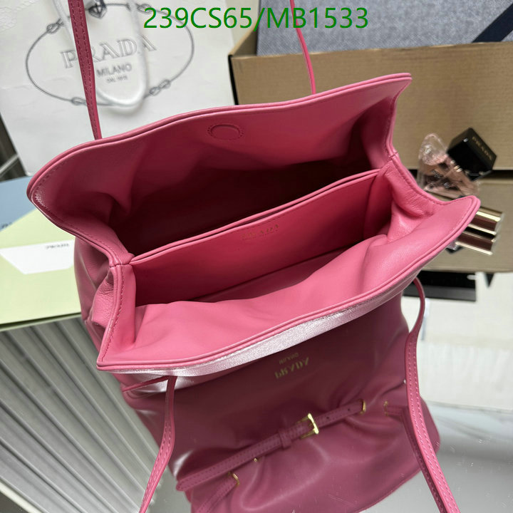 Prada Bag-(Mirror)-Crossbody- Code: MB1533 $: 239USD