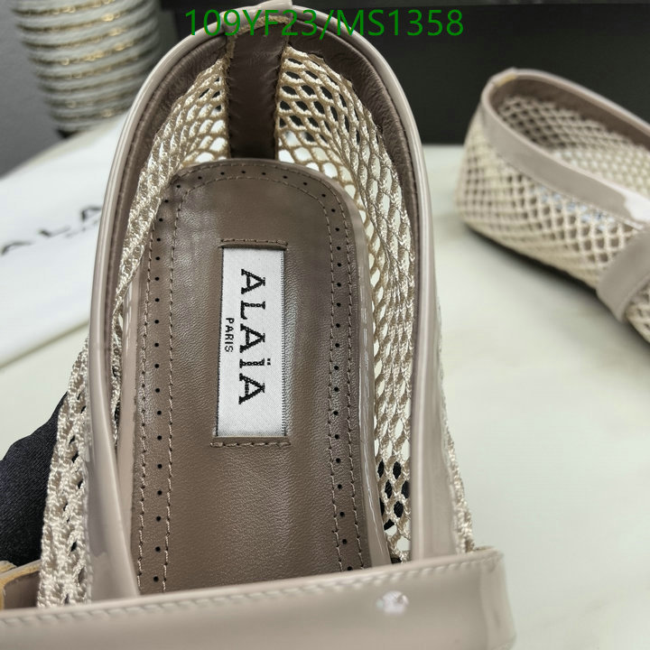 Women Shoes-ALAIA Code: MS1358 $: 109USD