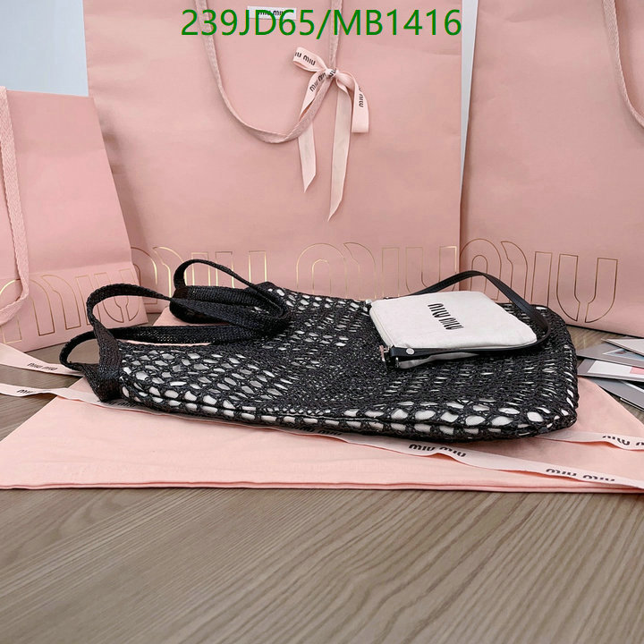 Miu Miu Bag-(Mirror)-Crossbody- Code: MB1416 $: 239USD