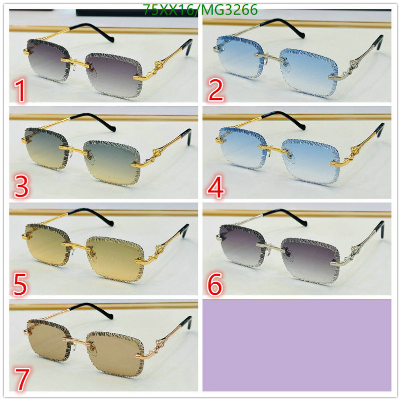 Glasses-Cartier Code: MG3266 $: 75USD