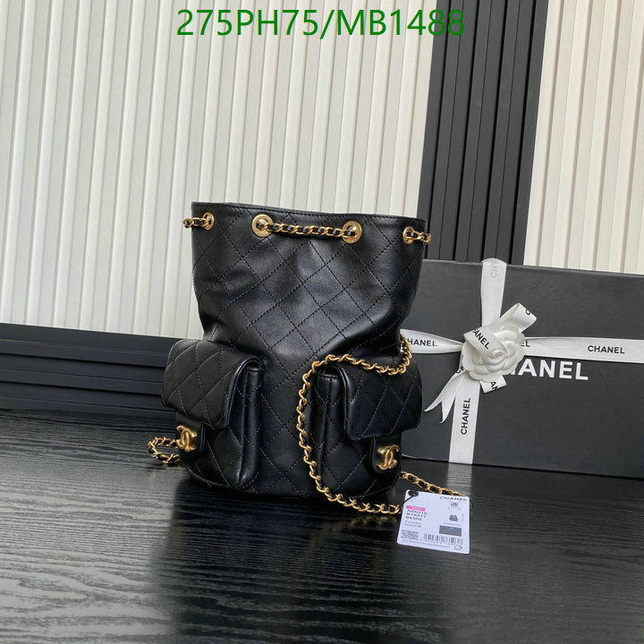 Chanel Bag-(Mirror)-Backpack- Code: MB1488 $: 275USD