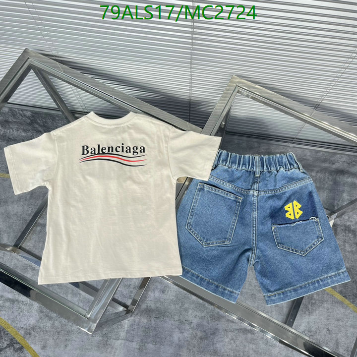 Kids Clothing-Balenciaga Code: MC2724 $: 79USD