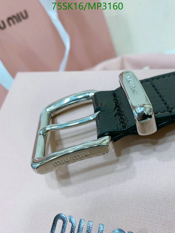 Belts-MIU MIU Code: MP3160 $: 75USD
