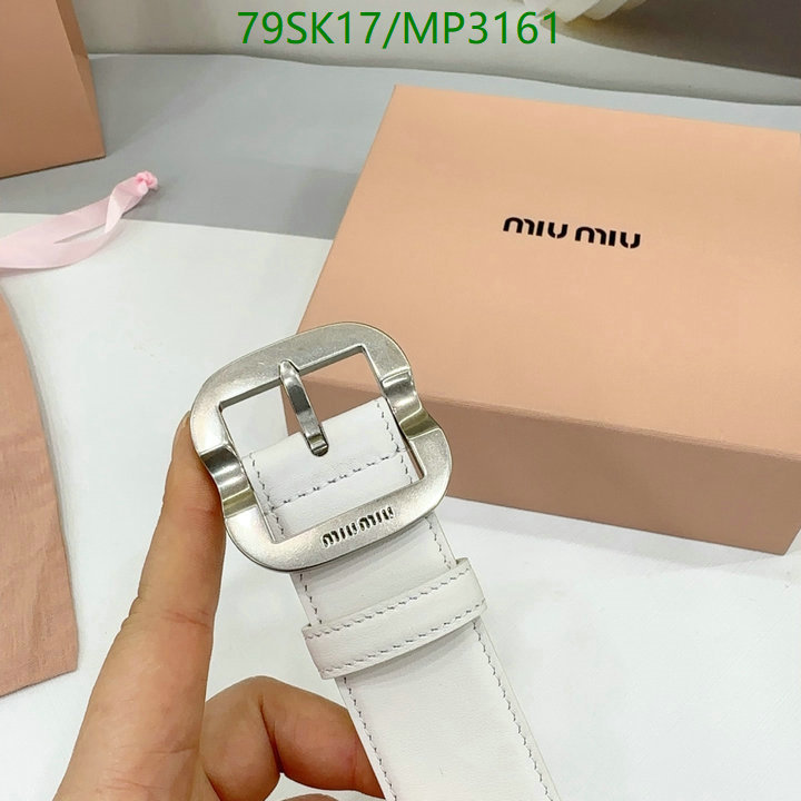Belts-MIU MIU Code: MP3161 $: 79USD
