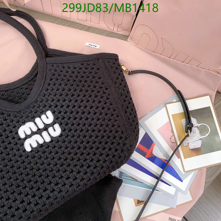Miu Miu Bag-(Mirror)-Handbag- Code: MB1418 $: 299USD