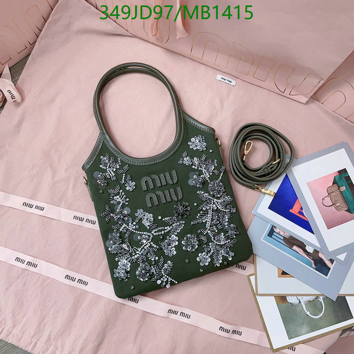 Miu Miu Bag-(Mirror)-Crossbody- Code: MB1415 $: 349USD