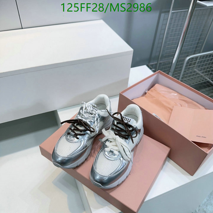 Women Shoes-Miu Miu Code: MS2986 $: 125USD