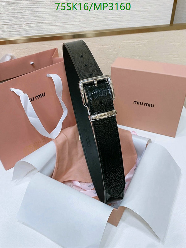 Belts-MIU MIU Code: MP3160 $: 75USD