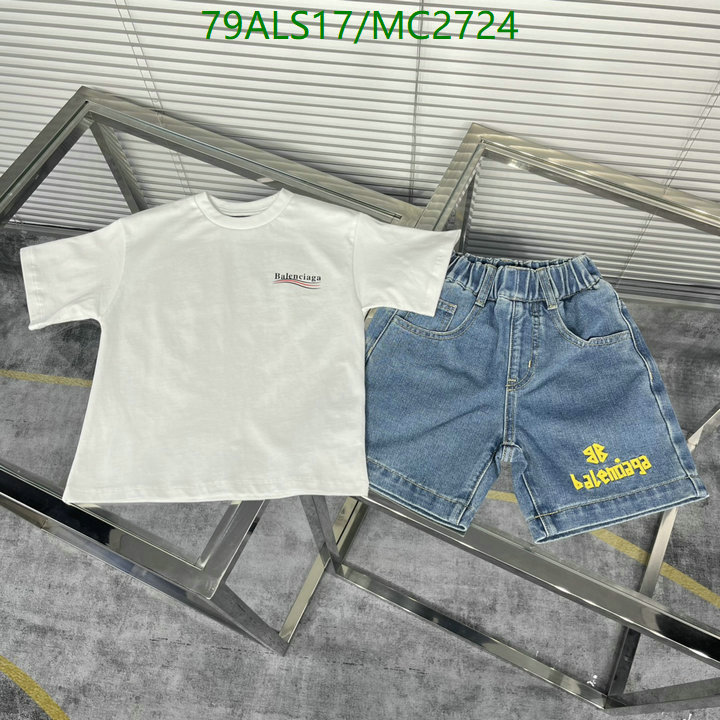 Kids Clothing-Balenciaga Code: MC2724 $: 79USD