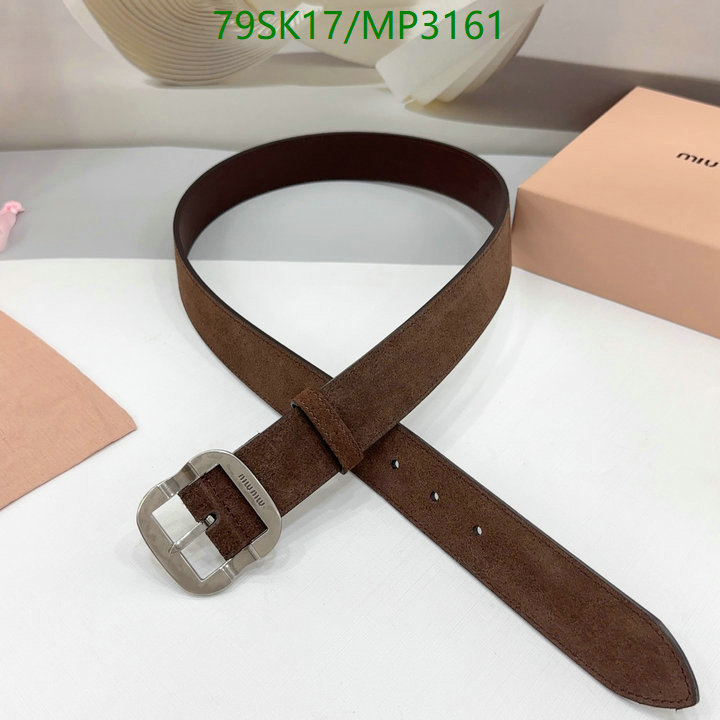Belts-MIU MIU Code: MP3161 $: 79USD