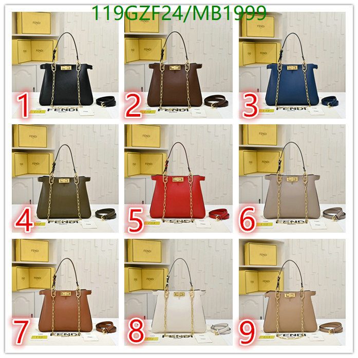 Fendi Bag-(4A)-Peekaboo Code: MB1999 $: 119USD