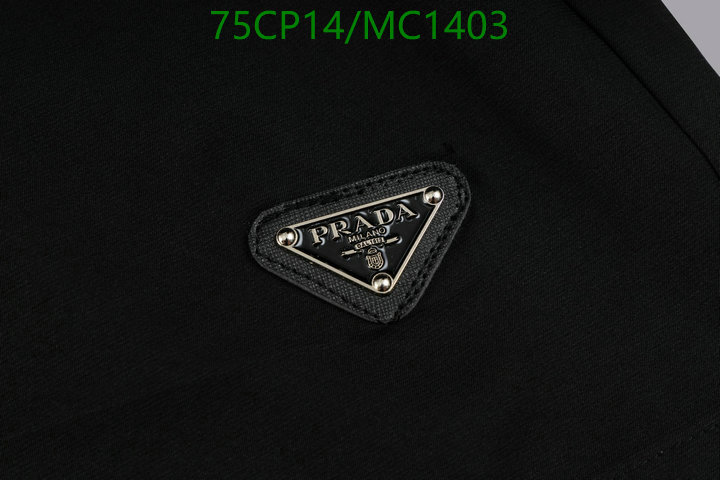 Clothing-Prada Code: MC1403 $: 75USD