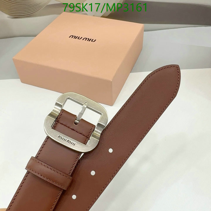Belts-MIU MIU Code: MP3161 $: 79USD