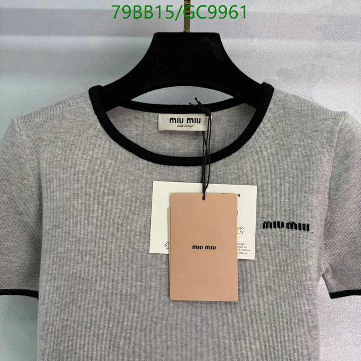 Clothing-MIUMIU Code: GC9961 $: 79USD