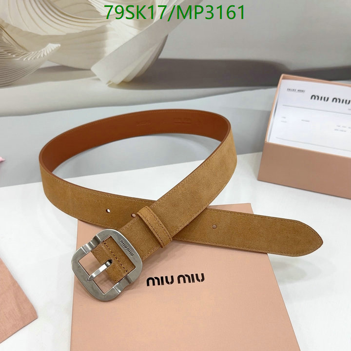 Belts-MIU MIU Code: MP3161 $: 79USD