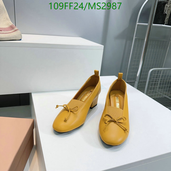 Women Shoes-Miu Miu Code: MS2987 $: 109USD