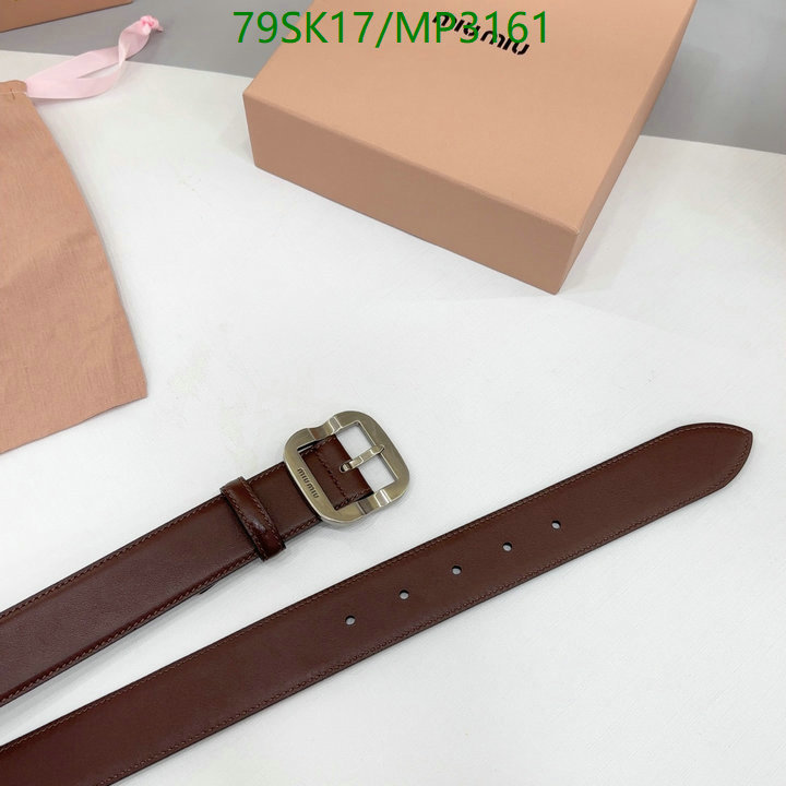 Belts-MIU MIU Code: MP3161 $: 79USD