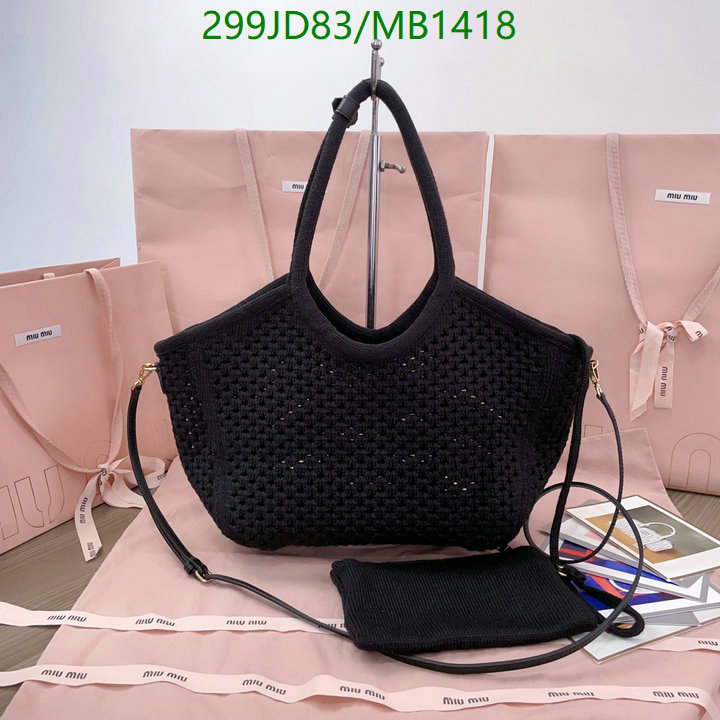 Miu Miu Bag-(Mirror)-Handbag- Code: MB1418 $: 299USD
