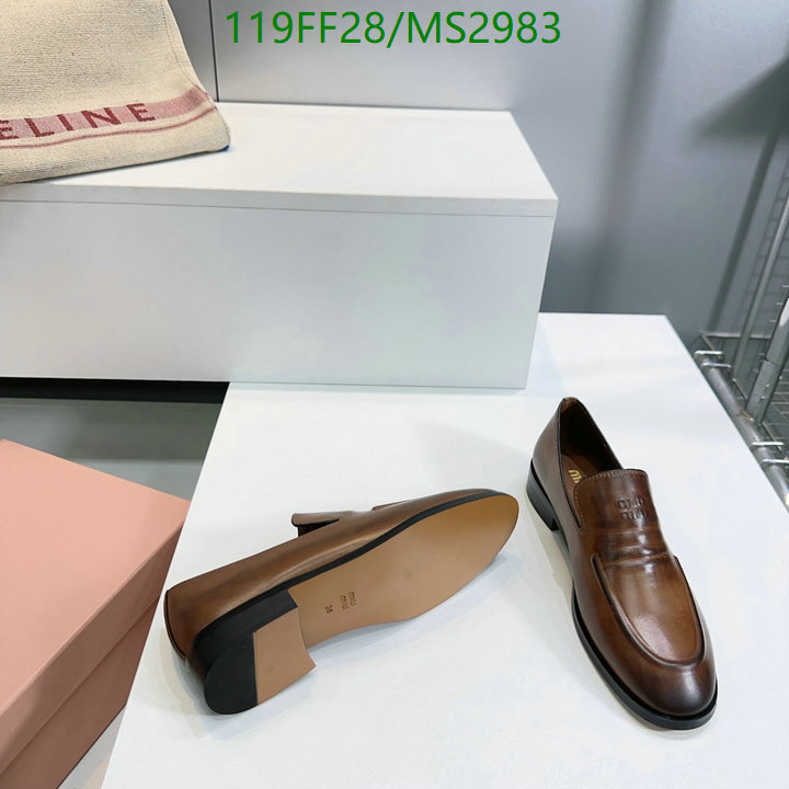 Women Shoes-Miu Miu Code: MS2983 $: 119USD